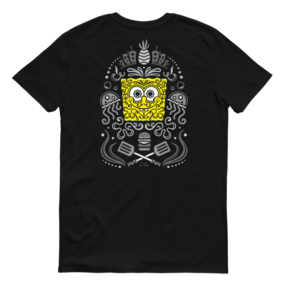 Monster Digital Clothing SpongeBob Sugar Sponge Reduced Color Adult Short Sleeve T-Shirt