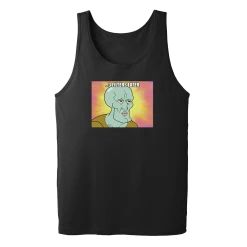 Monster Digital SpongeBob SquarePants Squidward Three Filters Later Meme Adult Tank Top