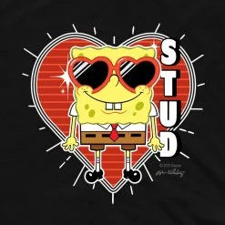 Dtg2go SpongeBob SquarePants Heart Sunglasses Stud Baby Bodysuit Clothing