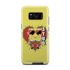 Monetyze-casetry Accessories SpongeBob SquarePants Heart Sunglasses Stud Tough Phone Case