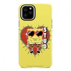 Monetyze-casetry Accessories SpongeBob SquarePants Heart Sunglasses Stud Tough Phone Case