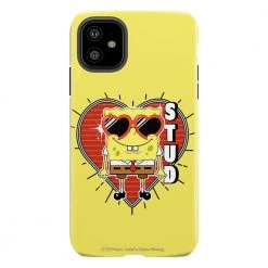 Monetyze-casetry Accessories SpongeBob SquarePants Heart Sunglasses Stud Tough Phone Case