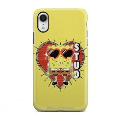 Monetyze-casetry Accessories SpongeBob SquarePants Heart Sunglasses Stud Tough Phone Case