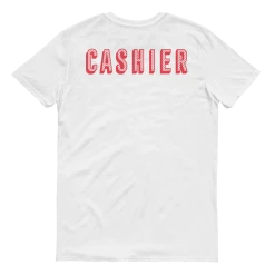 Monster Digital Clothing The Krusty Krab Cashier Adult Short Sleeve T-Shirt