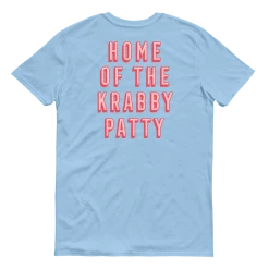 Monster Digital Clothing The Krusty Krab Home Of The Krabby Patty Adult Short Sleeve T-Shirt