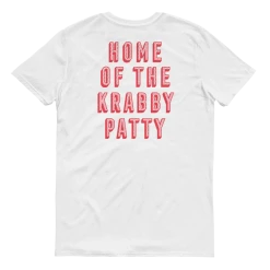 Monster Digital Clothing The Krusty Krab Home Of The Krabby Patty Adult Short Sleeve T-Shirt