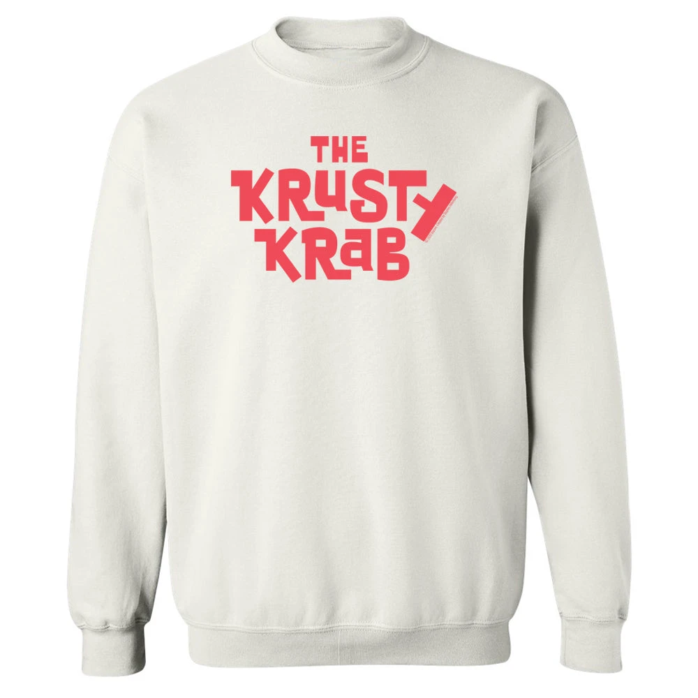Printful The Krusty Krab Logo Fleece Crewneck Sweatshirt