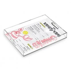 Creatormemories The Krusty Krab Menu Acrylic Tray
