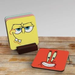 Progift SpongeBob SquarePants Character Coasters - Set Of 4 Home & Office