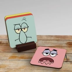 Progift SpongeBob SquarePants Character Coasters - Set Of 4 Home & Office