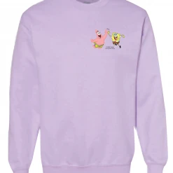 Wild-bobby SpongeBob SquarePants Do Stuff Together Crew Neck Sweatshirt Clothing