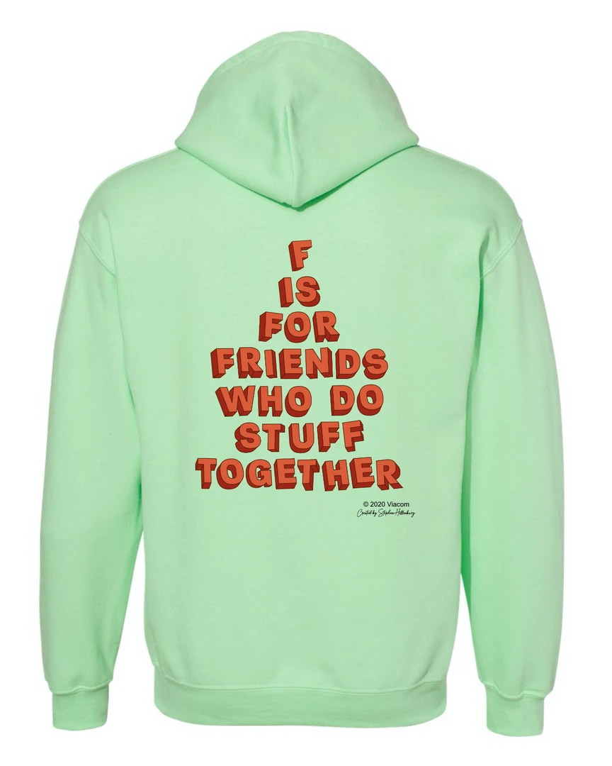 Wild-bobby SpongeBob SquarePants Do Stuff Together Hooded Sweatshirt Clothing