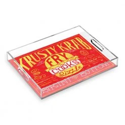 Creatormemories The Krusty Krab Acrylic Tray Home & Office