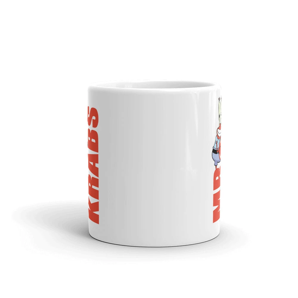 Monetyze-casetry Mr. Krabs Big Money White Mug Drinkware