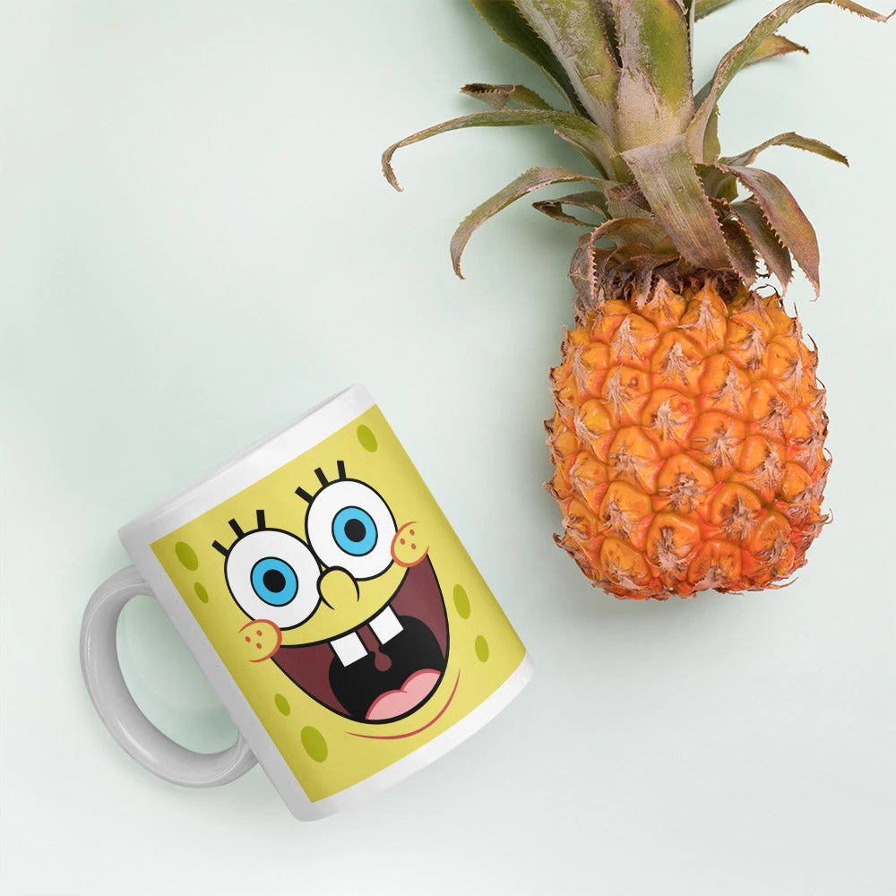 Photomugs Drinkware SpongeBob SquarePants Yellow Big Face 11 Oz Mug