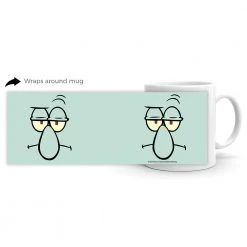 Photomugs Squidward Big Face 11 Oz Mug Drinkware