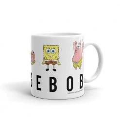 Monetyze-casetry Drinkware SpongeBob SquarePants Character Lineup White Mug