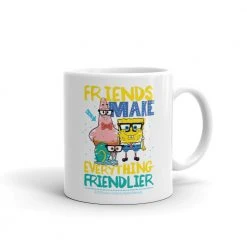 Monetyze-casetry Drinkware SpongeBob SquarePants Friendlier White Mug