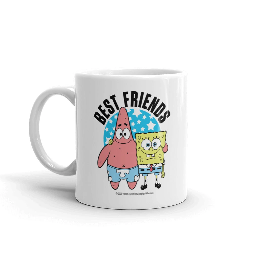 Monetyze-casetry Drinkware SpongeBob SquarePants Best Friends Personalized 11 Oz Mug