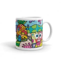 Photomugs SpongeBob SquarePants Britto White Mug Drinkware