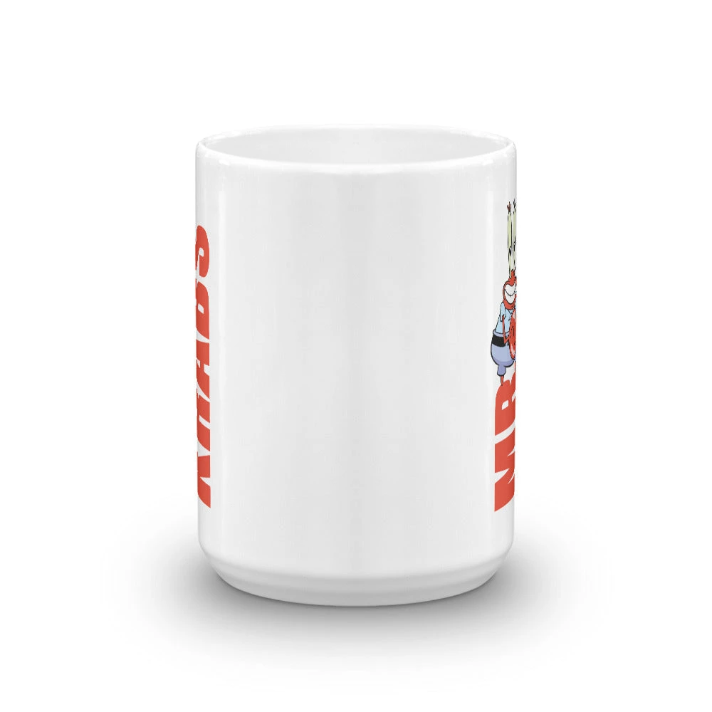 Monetyze-casetry Mr. Krabs Big Money White Mug Drinkware