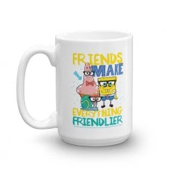 Monetyze-casetry Drinkware SpongeBob SquarePants Friendlier White Mug
