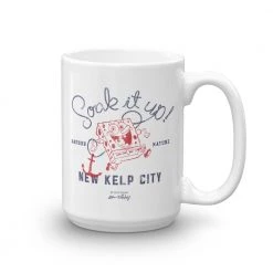 Monetyze-casetry SpongeBob SquarePants Soak It Up White Mug