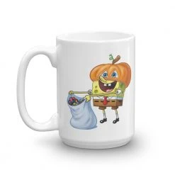 Monetyze-casetry SpongeBob And Gary Halloween White Mug