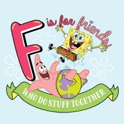 Circlegraphics Kids & Baby SpongeBob SquarePants Do Stuff Together Poster - 16" X 20"