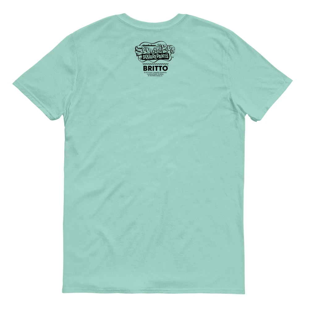 Dtg2go Clothing Squidward Britto Adult Short Sleeve T-Shirt