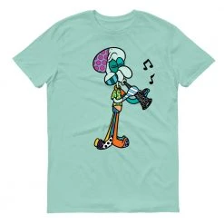 Dtg2go Clothing Squidward Britto Adult Short Sleeve T-Shirt