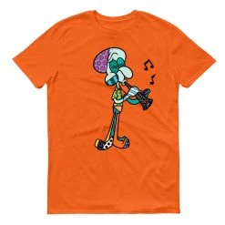 Dtg2go Clothing Squidward Britto Adult Short Sleeve T-Shirt