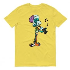 Dtg2go Clothing Squidward Britto Adult Short Sleeve T-Shirt