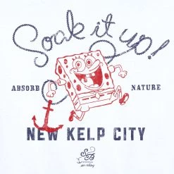 Dtg2go SpongeBob SquarePants Soak It Up ¾ Sleeve Baseball Tee