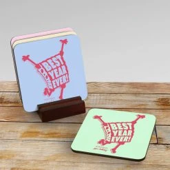 Progift SpongeBob SquarePants Best Year Ever Coaster Set Of 4