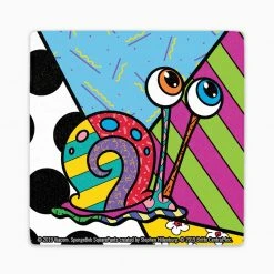 Progift Home & Office SpongeBob SquarePants Britto Coaster Set Of 4 - SpongeBob, Sandy, Plankton, Gary