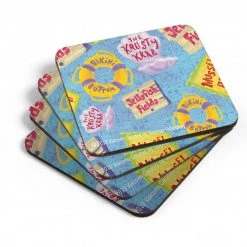 Progift The Krusty Krab Pattern Coaster - Set Of 4