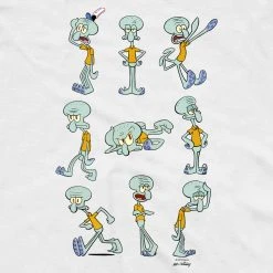 Monster Digital Squidward Feelin' Moody Short Sleeve T-Shirt