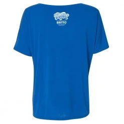 Dtg2go Clothing SpongeBob SquarePants Britto Rainbow Women's Relaxed V-Neck T-Shirt