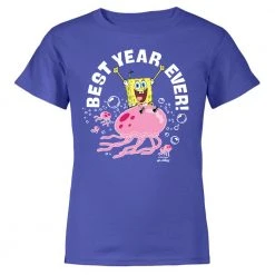Monster Digital SpongeBob SquarePants Best Year Ever Jellyfish Kids Short Sleeve T-Shirt