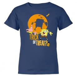 Monster Digital SpongeBob And Patrick Trick-Or-Treat Kids Short Sleeve T-Shirt Clothing
