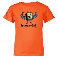 Dtg2go SpongeBob Sponge-Bat Kids Short Sleeve T-Shirt Clothing