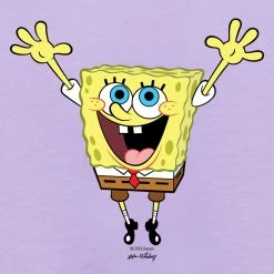 Dtg2go SpongeBob SquarePants Hands In The Air 20th Anniversary Kids Short Sleeve T-Shirt