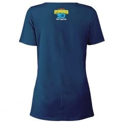 Dtg2go SpongeBob SquarePants Big Name Women's Relaxed Scoop Neck T-Shirt