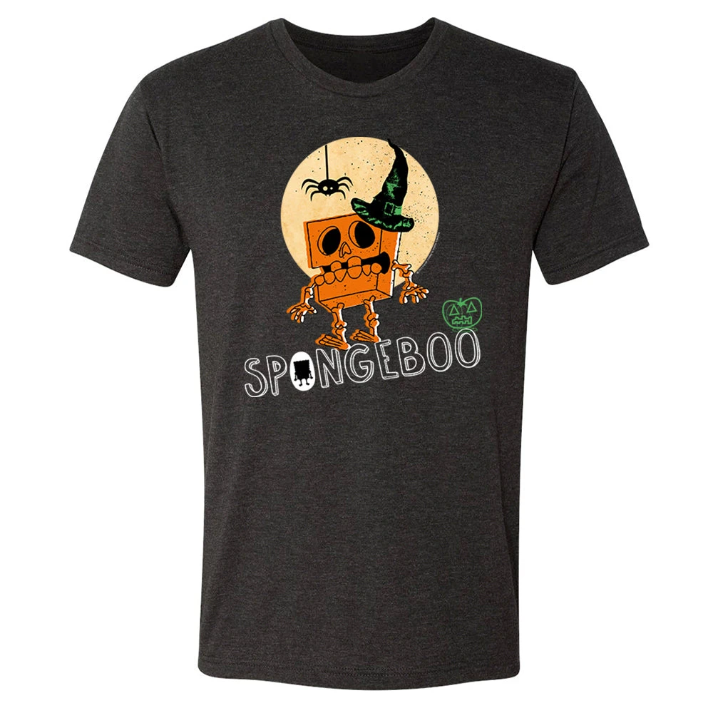 Monster Digital SpongeBob Boo Halloween Tri-Blend T-Shirt Clothing