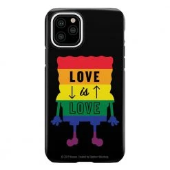 Monetyze-casetry SpongeBob SquarePants Love Is Love Tough Phone Case Accessories