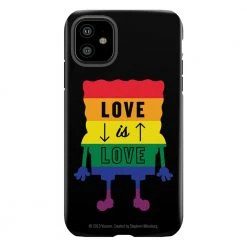 Monetyze-casetry SpongeBob SquarePants Love Is Love Tough Phone Case Accessories