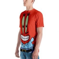 Printful Mr. Krabs Big Face Short Sleeve T-Shirt