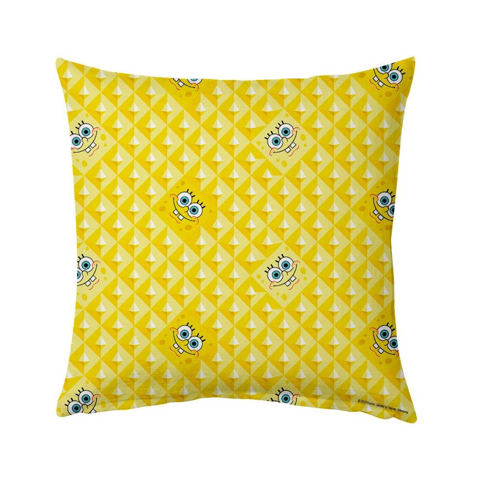 Mww Kids & Baby SpongeBob SquarePants Happy Throw Pillow - 16" X 16"