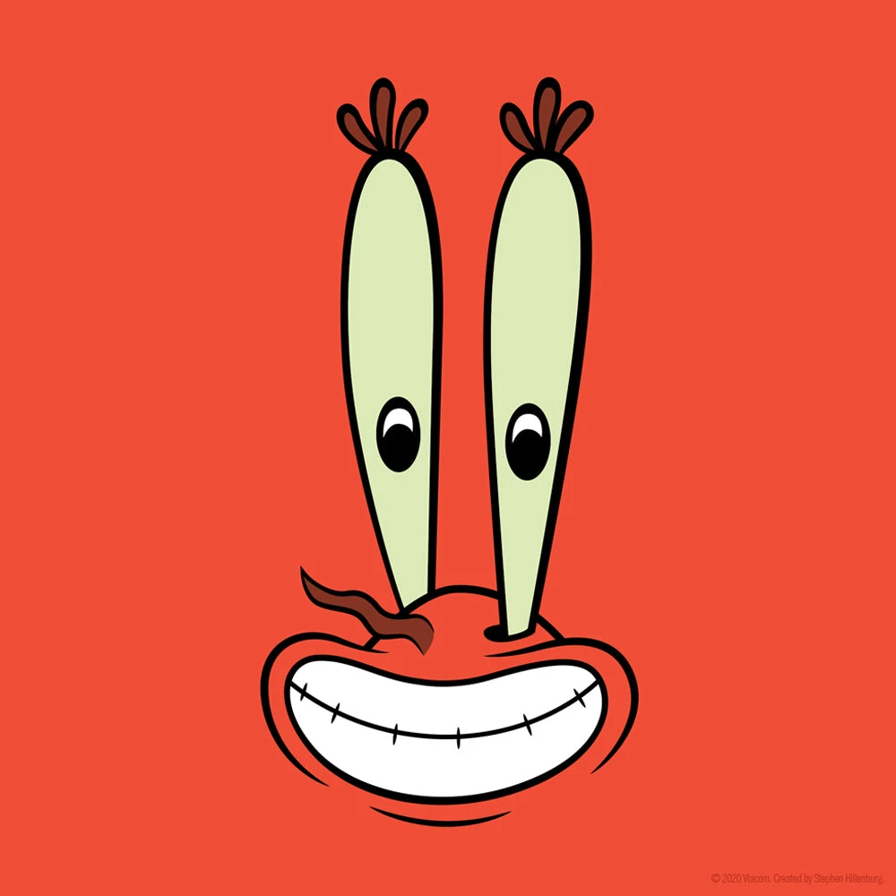 Printful SpongeBob SquarePants Mr.Krabs Big Face Premium Tote Bag